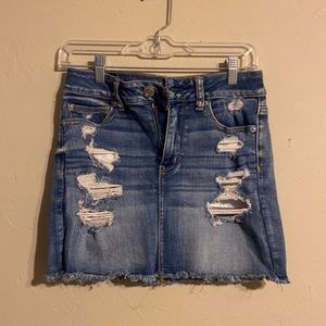 jean skirt